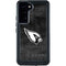 NFL Arizona Cardinals Black & White Galaxy S24 Plus Waterproof Case