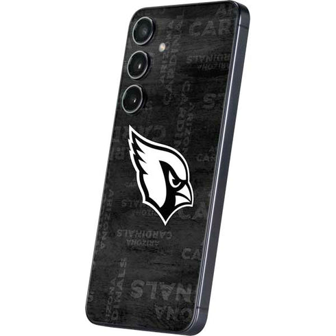 NFL Arizona Cardinals Black & White Galaxy S25 Skin