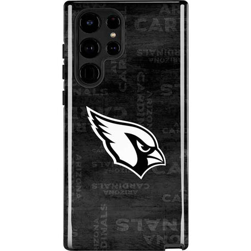 NFL Arizona Cardinals Black & White Galaxy Cases