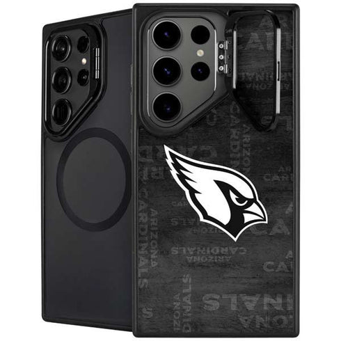 NFL Arizona Cardinals Black & White Galaxy S25 Ultra Kickstand Case