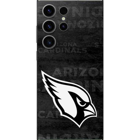 NFL Arizona Cardinals Black & White Galaxy S25 Ultra Skin