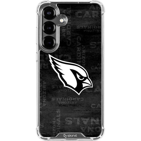 NFL Arizona Cardinals Black & White Galaxy S26 Clear Case