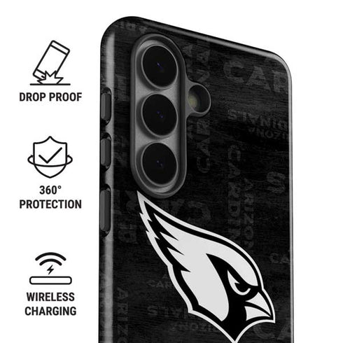 NFL Arizona Cardinals Black & White Galaxy S26 Impact Case