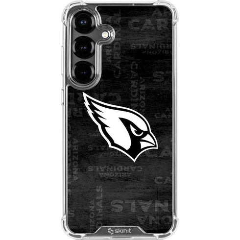 NFL Arizona Cardinals Black & White Galaxy S26 Plus Clear Case