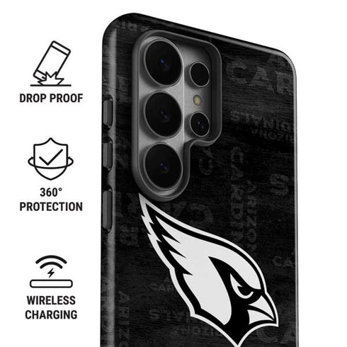 NFL Arizona Cardinals Black & White Galaxy S26 Ultra Impact Case