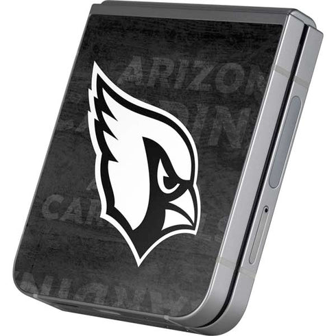 NFL Arizona Cardinals Black & White Galaxy Z Flip6 Skin