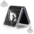 NFL Arizona Cardinals Black & White Galaxy Z Flip6 Clear Case
