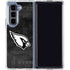 NFL Arizona Cardinals Black & White Galaxy Z Fold5 5G Clear Case