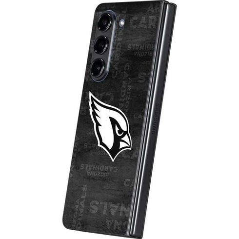 NFL Arizona Cardinals Black & White Galaxy Z Fold5 5G Skin