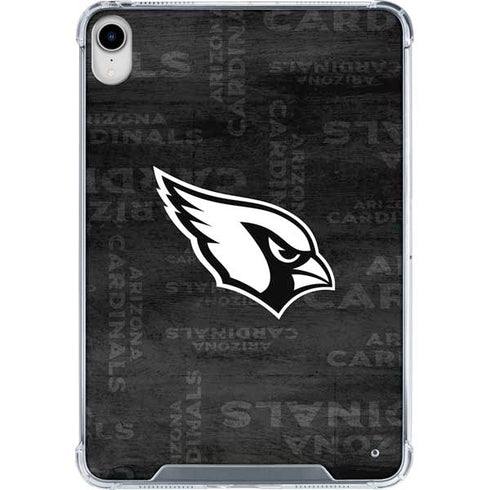 NFL Arizona Cardinals Black & White iPad 11th Gen (2025) Clear Case