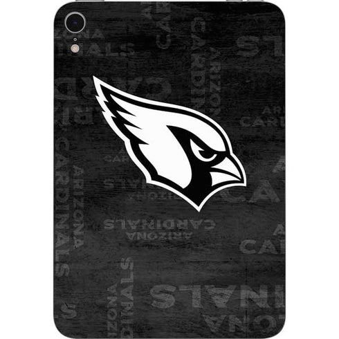 NFL Arizona Cardinals Black & White Apple iPad Mini Skin