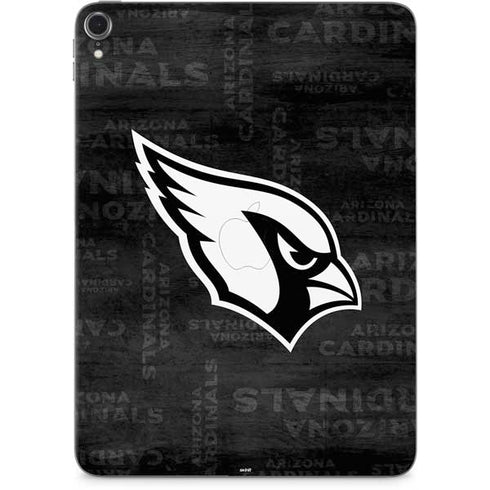 NFL Arizona Cardinals Black & White Apple iPad Pro Skin