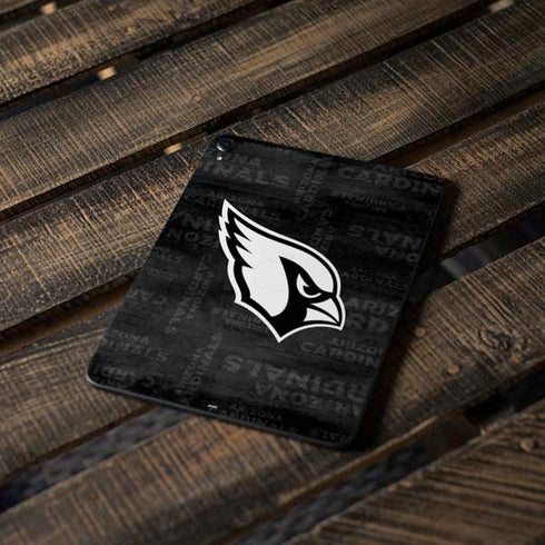 NFL Arizona Cardinals Black & White Apple iPad Pro Skin