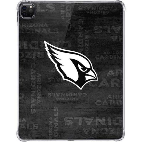 NFL Arizona Cardinals Black & White iPad Pro 11in (2024) Clear Case