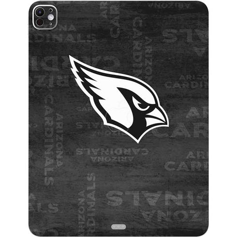 NFL Arizona Cardinals Black & White iPad Pro 13in M4 (2024) Skin