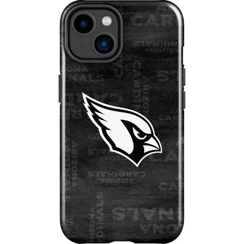 NFL Arizona Cardinals Black & White iPhone 15 Impact Case