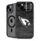 NFL Arizona Cardinals Black & White iPhone 15 Kickstand Case