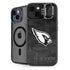 NFL Arizona Cardinals Black & White iPhone 15 Kickstand Case