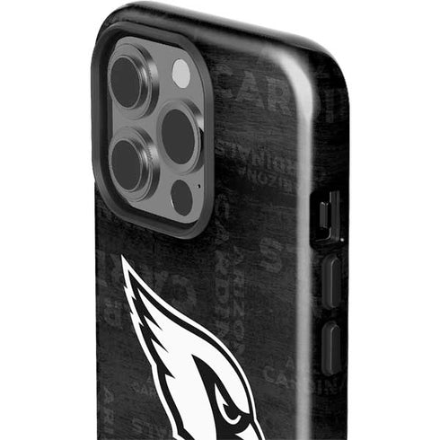 NFL Arizona Cardinals Black & White iPhone 15 Pro Impact Case