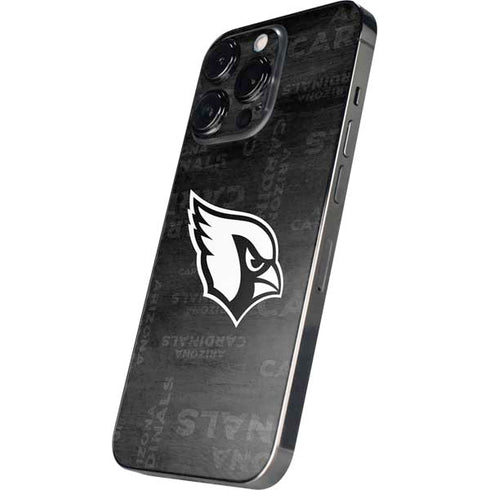 NFL Arizona Cardinals Black & White iPhone 15 Pro Max Skin