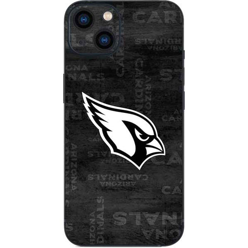 NFL Arizona Cardinals Black & White iPhone 15 Skin