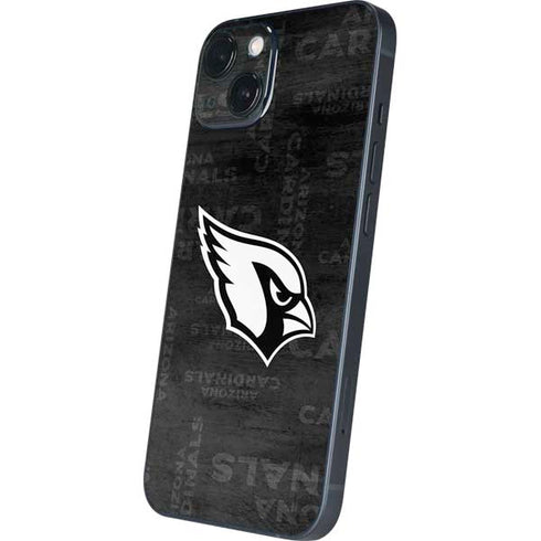 NFL Arizona Cardinals Black & White iPhone 15 Skin