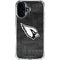 NFL Arizona Cardinals Black & White iPhone 16 Plus Clear Case