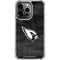 NFL Arizona Cardinals Black & White iPhone 16 Pro Clear Case