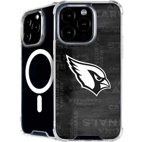 NFL Arizona Cardinals Black & White iPhone 16 Pro MagSafe Case