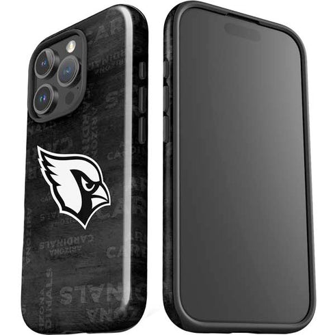 NFL Arizona Cardinals Black & White iPhone 16 Pro Max Impact Case