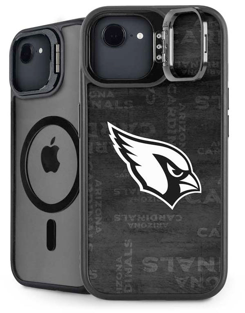 NFL Arizona Cardinals Black & White iPhone 16e Kickstand Case