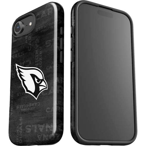 NFL Arizona Cardinals Black & White iPhone 16e Impact Case