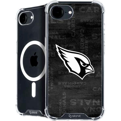 NFL Arizona Cardinals Black & White iPhone 16e MagSafe Case