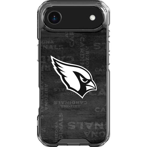 NFL Arizona Cardinals Black & White iPhone 17 Air Clear Case