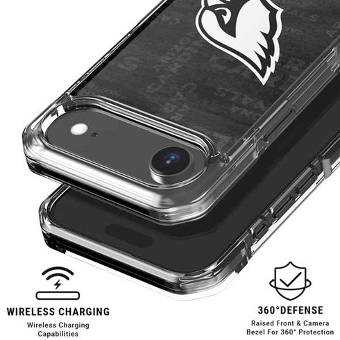 NFL Arizona Cardinals Black & White iPhone 17 Air Clear Case