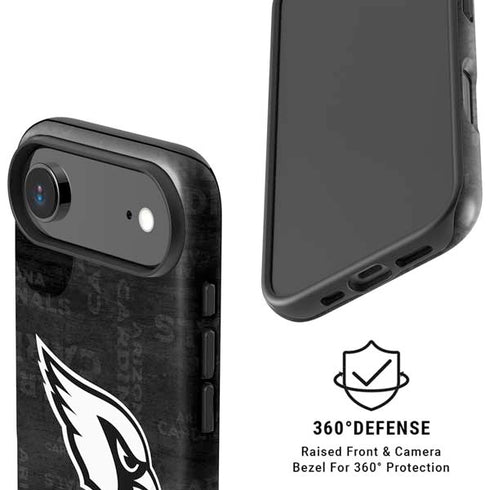 NFL Arizona Cardinals Black & White iPhone 17 Air Magsafe Impact Case