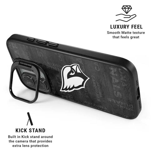NFL Arizona Cardinals Black & White iPhone 17 Kickstand Case