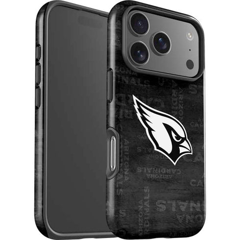 NFL Arizona Cardinals Black & White iPhone 17 Pro Impact Case