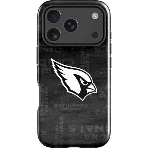 NFL Arizona Cardinals Black & White iPhone 17 Pro Max Impact Case