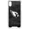 NFL Arizona Cardinals Black & White iPhone XS Clear Case