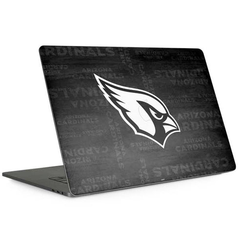 NFL Arizona Cardinals Black & White MacBook Skins