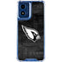 NFL Arizona Cardinals Black & White Moto G 5G (2024) Clear Case