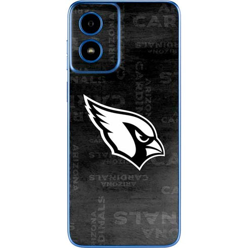 NFL Arizona Cardinals Black & White Moto G Play 4G (2024) Skin