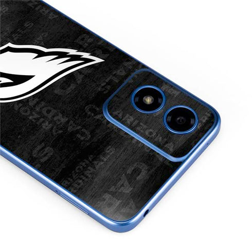 NFL Arizona Cardinals Black & White Moto G Play 4G (2024) Skin