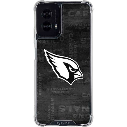 NFL Arizona Cardinals Black & White Moto G Power 5G (2024) Clear Case