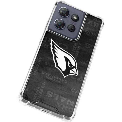 NFL Arizona Cardinals Black & White Moto G Stylus 5G (2025) Clear Case