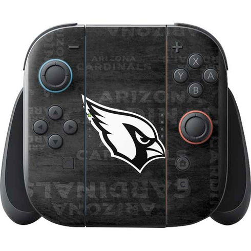 NFL Arizona Cardinals Black & White Nintendo Switch 2 (2025) with Joy-Con Skin