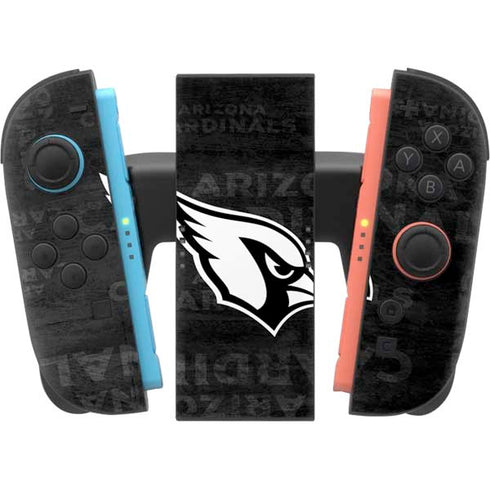 NFL Arizona Cardinals Black & White Nintendo Switch 2 (2025) Joy-Con Controller Skin