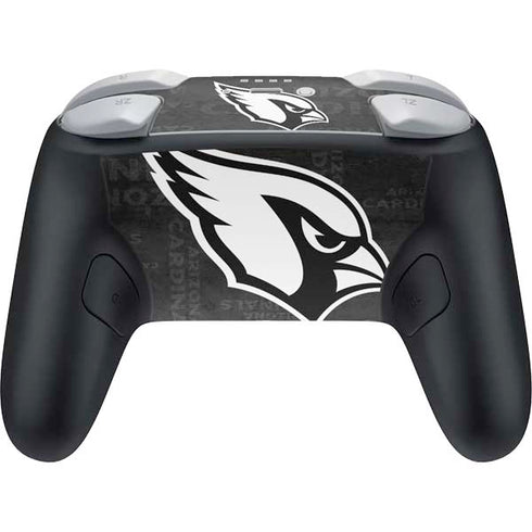 NFL Arizona Cardinals Black & White Nintendo Switch 2 (2025) Pro Controller Skin