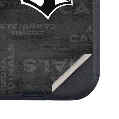NFL Arizona Cardinals Black & White Otterbox Defender iPhone Skin